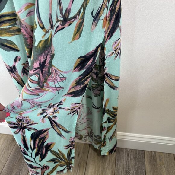 O'Neill Tropical Maxi Dress - Aqua and Lavender - Picture 5 of 12